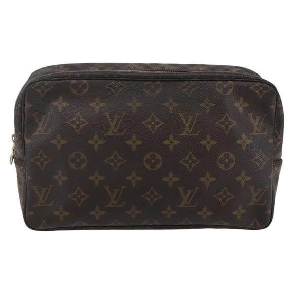 LOUIS VUITTON Monogram Trousse Toilette 28 Clutch Bag M47522 LV Auth 144862