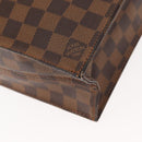 LOUIS VUITTON Damier Ebene Sac Plat Hand Bag N51140 LV Auth 144863-14