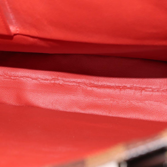 LOUIS VUITTON Damier Ebene Sac Plat Hand Bag N51140 LV Auth 144863