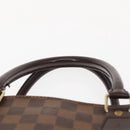 LOUIS VUITTON Damier Ebene Sac Plat Hand Bag N51140 LV Auth 144863-8