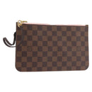 LOUIS VUITTON Damier Ebene Neverfull MM Pouch LV Auth 144865-1