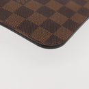 LOUIS VUITTON Damier Ebene Neverfull MM Pouch LV Auth 144865-10