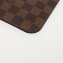 LOUIS VUITTON Damier Ebene Neverfull MM Pouch LV Auth 144865-12