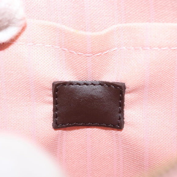 LOUIS VUITTON Damier Ebene Neverfull MM Pouch LV Auth 144865