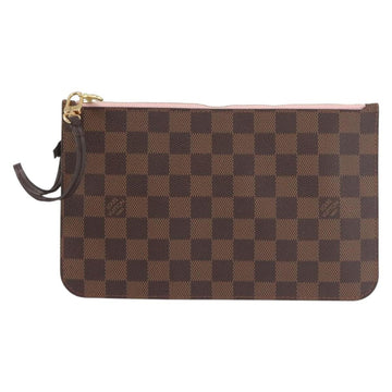 LOUIS VUITTON Damier Ebene Neverfull MM Pouch LV Auth 144865 - 0