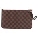 LOUIS VUITTON Damier Ebene Neverfull MM Pouch LV Auth 144865-3