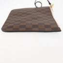 LOUIS VUITTON Damier Ebene Neverfull MM Pouch LV Auth 144865-4