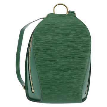 LOUIS VUITTON Epi Mabillon Backpack Green M52234 LV Auth 144868