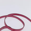 CELINE Hand Bag Leather 2way Pink Gold Auth 144871-9