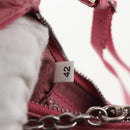 PRADA Shoulder Bag Nylon Pink Silver Auth 144876M-11