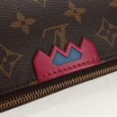LOUIS VUITTON Monogram Totem Pochette Accessoires Pouch M41669 LV Auth 144884V-15