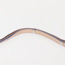 FENDI Trevaget Shoulder Bag Leather 2way Pink Silver Auth 144887-10