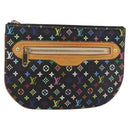 LOUIS VUITTON Monogram Multicolor Pochette GM Pouch Black M60027 LV Auth 144890V-1