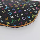 LOUIS VUITTON Monogram Multicolor Pochette GM Pouch Black M60027 LV Auth 144890V-15