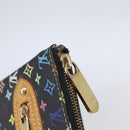 LOUIS VUITTON Monogram Multicolor Pochette GM Pouch Black M60027 LV Auth 144890V-8