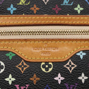 LOUIS VUITTON Monogram Multicolor Pochette GM Pouch Black M60027 LV Auth 144890V-17