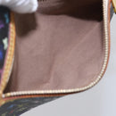 LOUIS VUITTON Monogram Multicolor Pochette GM Pouch Black M60027 LV Auth 144890V-20