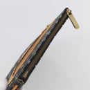 LOUIS VUITTON Monogram Multicolor Pochette GM Pouch Black M60027 LV Auth 144890V-5