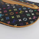 LOUIS VUITTON Monogram Multicolor Pochette GM Pouch Black M60027 LV Auth 144890V-7