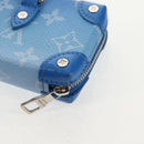 LOUIS VUITTON Clouds Soft Trunk Wallet Blue M45440 LV Auth 144891M-17