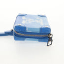 LOUIS VUITTON Clouds Soft Trunk Wallet Blue M45440 LV Auth 144891M-3