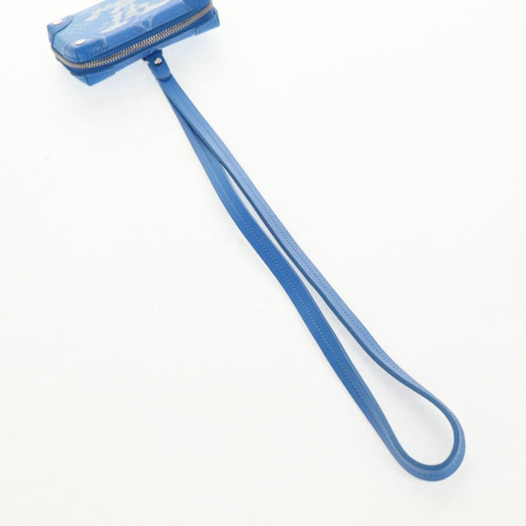 LOUIS VUITTON Clouds Soft Trunk Wallet Blue M45440 LV Auth 144891M