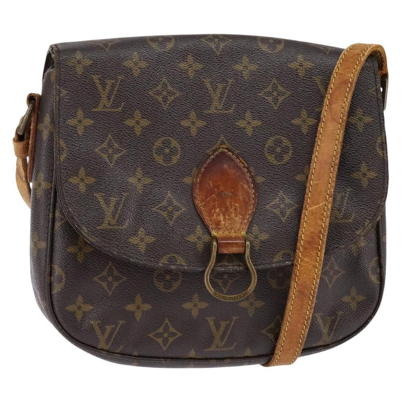 LOUIS VUITTON Monogram Saint Cloud GM Shoulder Bag M51242 LV Auth 144897