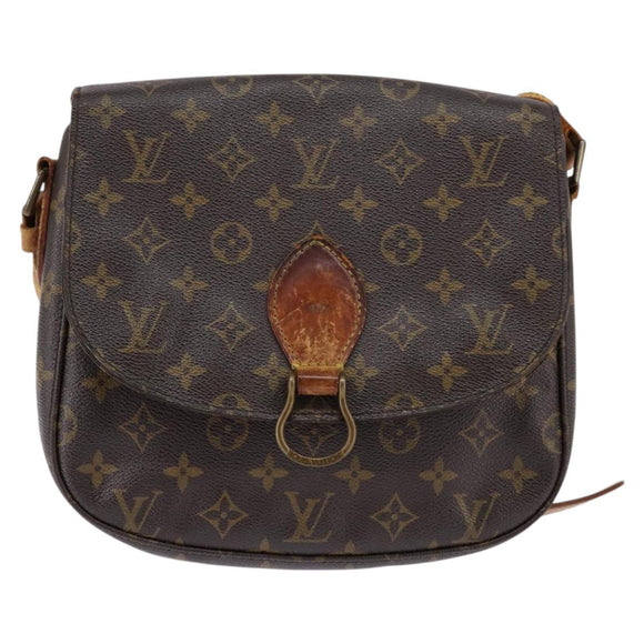 LOUIS VUITTON Monogram Saint Cloud GM Shoulder Bag M51242 LV Auth 144897