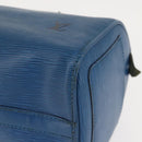 LOUIS VUITTON Epi Speedy 25 Hand Bag Toledo Blue M43015 LV Auth 144907-15