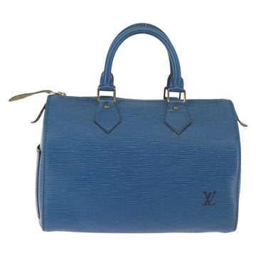 LOUIS VUITTON Epi Speedy 25 Hand Bag Toledo Blue M43015 LV Auth 144907 - 0