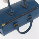 LOUIS VUITTON Epi Speedy 25 Hand Bag Toledo Blue M43015 LV Auth 144907-6