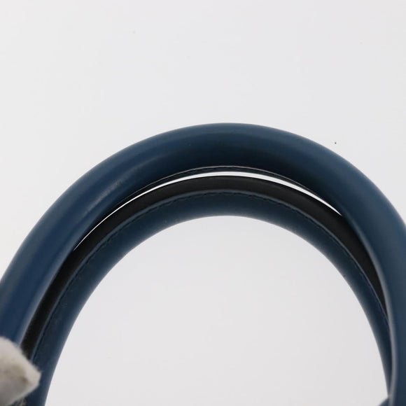 LOUIS VUITTON Epi Speedy 25 Hand Bag Toledo Blue M43015 LV Auth 144907