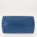 LOUIS VUITTON Epi Speedy 25 Hand Bag Toledo Blue M43015 LV Auth 144907-5