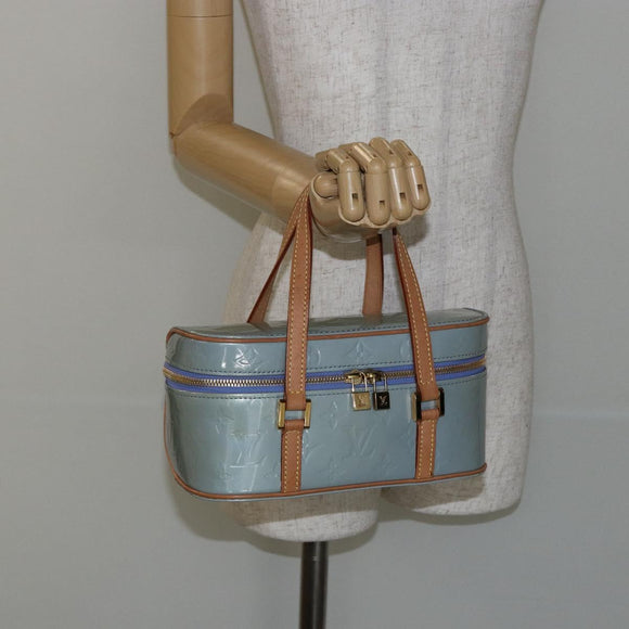 LOUIS VUITTON Monogram Vernis Sullivan Horizontal PM Hand Bag M91266 Auth 144912