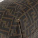 FENDI Zucca Canvas Tote Bag Black Brown Auth 144917-9
