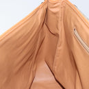 CELINE Macadam Canvas Shoulder Bag PVC Beige Gold Auth 144918-20