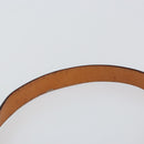 CELINE Macadam Canvas Shoulder Bag PVC Beige Gold Auth 144918-8