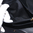 CHANEL Chain Diana Shoulder Bag Patent leather Black Gold CC Auth 144924-24