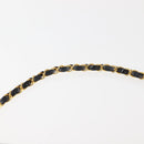 CHANEL Chain Diana Shoulder Bag Patent leather Black Gold CC Auth 144924-9