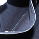 CHANEL Choco Bar Camelia Tote Bag Canvas Gray Silver CC Auth 144927-18