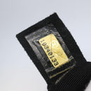 CHANEL Choco Bar Camelia Tote Bag Canvas Gray Silver CC Auth 144927-21