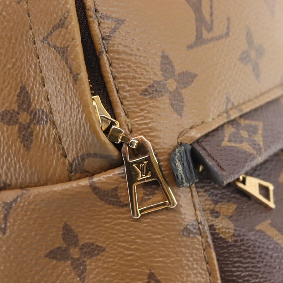 LOUIS VUITTON Monogram Reverse Palm Springs MINI Backpack M44872 LV Auth 144928