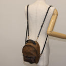 LOUIS VUITTON Monogram Reverse Palm Springs MINI Backpack M44872 LV Auth 144928-29