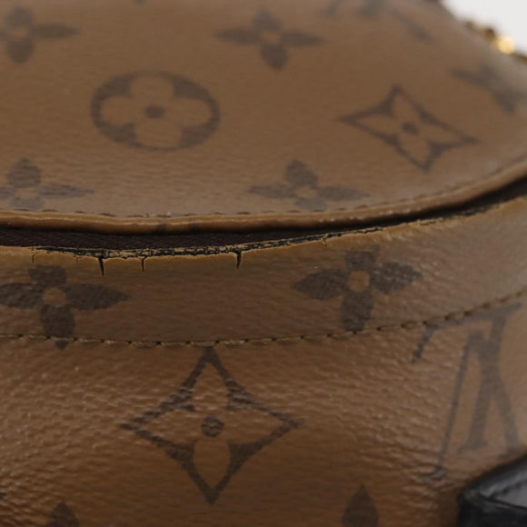 LOUIS VUITTON Monogram Reverse Palm Springs MINI Backpack M44872 LV Auth 144928