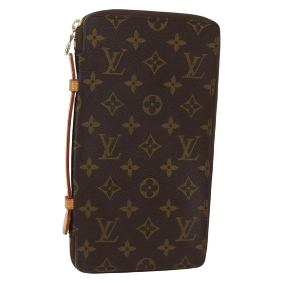 LOUIS VUITTON Monogram Organizer De Voyage Travel Case M60120 LV Auth 144931
