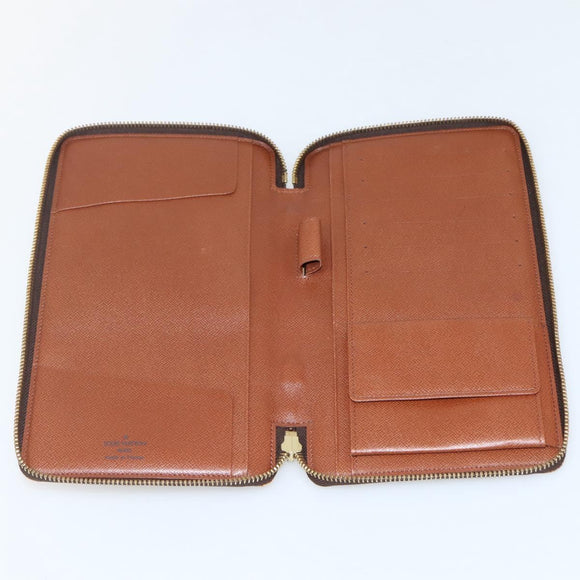 LOUIS VUITTON Monogram Organizer De Voyage Travel Case M60120 LV Auth 144931