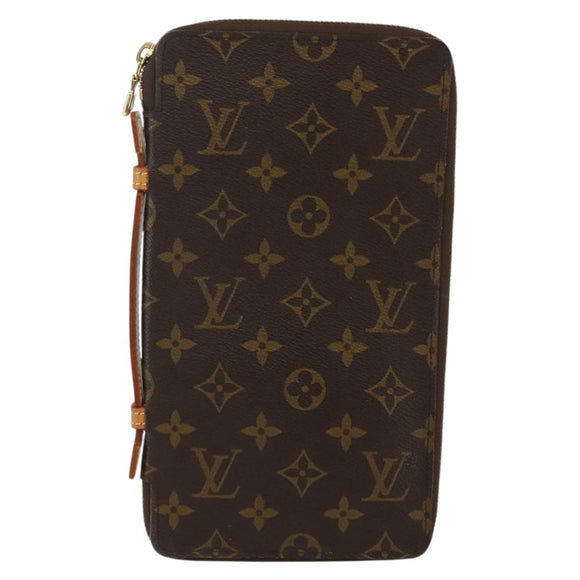 LOUIS VUITTON Monogram Organizer De Voyage Travel Case M60120 LV Auth 144931