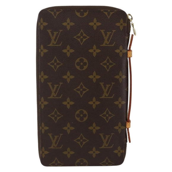 LOUIS VUITTON Monogram Organizer De Voyage Travel Case M60120 LV Auth 144931