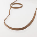 CELINE Macadam Canvas Shoulder Bag PVC Beige Gold Auth 144939-7