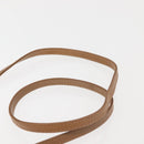 CELINE Macadam Canvas Shoulder Bag PVC Beige Gold Auth 144939-8